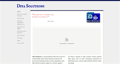 Desktop Screenshot of diya-solutions.com